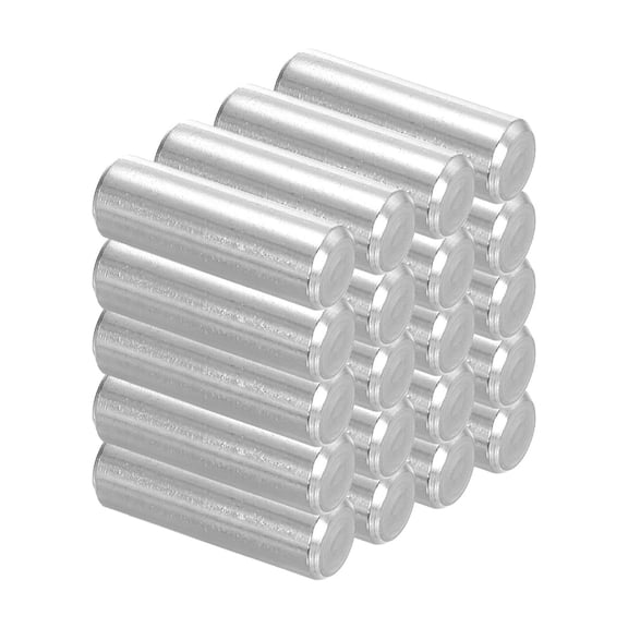 Uxcell 304 Stainless Steel Dowel Pin 8x20 mm (5/16" Dia) 20 Pcs Hardened Metal Shelf Pegs Bunk Bed Pins