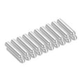 thumbnail image 1 of Uxcell 304 Stainless Steel Dowel Pins, Round Head Flat Chamfered End Metal Dowel Pins for Furniture 20 5x30 mm, 1 of 7