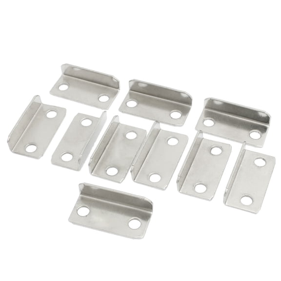Uxcell 304 Stainless Steel Drawer Lock Strike Plate, 10 Pack