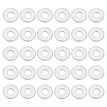 Uxcell 304 Stainless Steel Flat Washer, 100 Pack 1.6x4x0.3 mm Metal Washers Small Washers M1.6