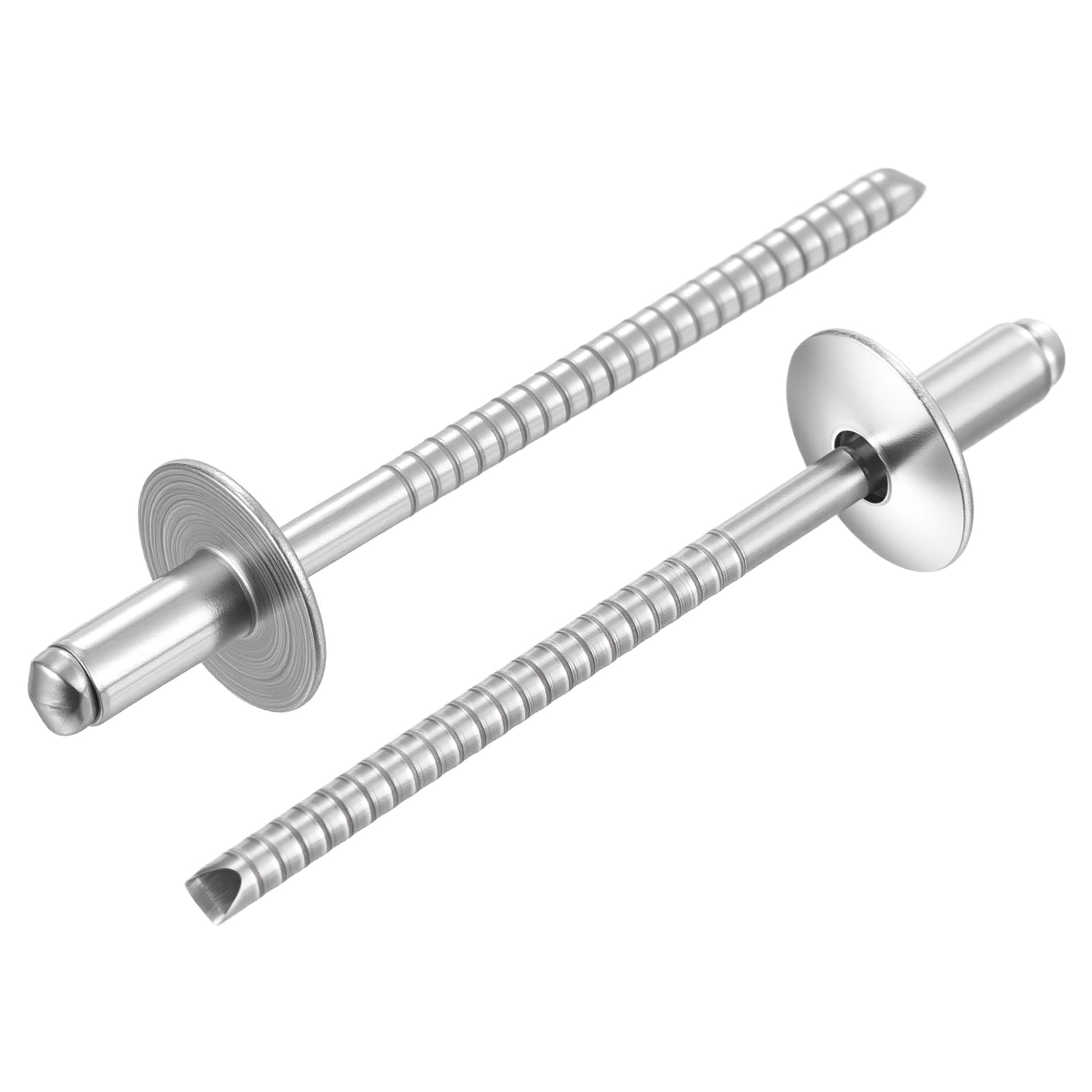 Rv Rivets Uxcell 304 Stainless Steel Large Flange Open End Blind Rivets Dome Head ...