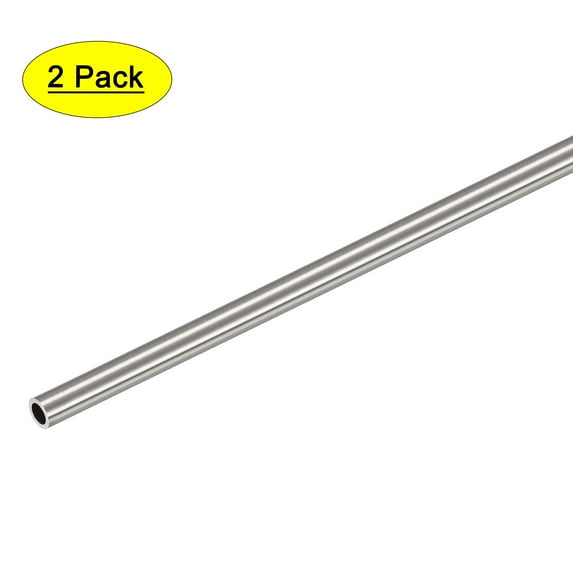 Uxcell 304 Stainless Steel Metal Tubing Seamless Straight Pipe Tubes 6mm x 1mm x 300mm