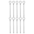 thumbnail image 1 of Uxcell 304 Stainless Steel Ring Lifting Expansion Eyebolt with Eye Ring Silver M6 x 150mm 10 Pcs, 1 of 5