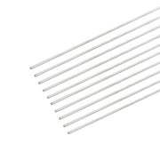 Uxcell 304 Stainless Steel Round Rods 1mm x 450mm for DIY Craft, 10 Pack