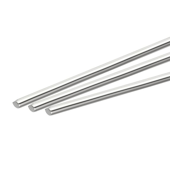 Uxcell 304 Stainless Steel Round Rods, 2.5mm x 200mm for DIY Craft Model Car 20 pack