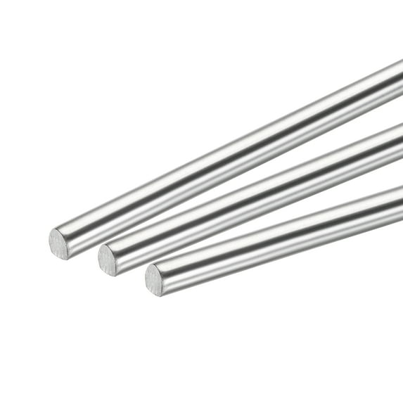 Uxcell 304 Stainless Steel Round Rods, 3.5mm x 200mm for DIY Craft Model Car 10 pack