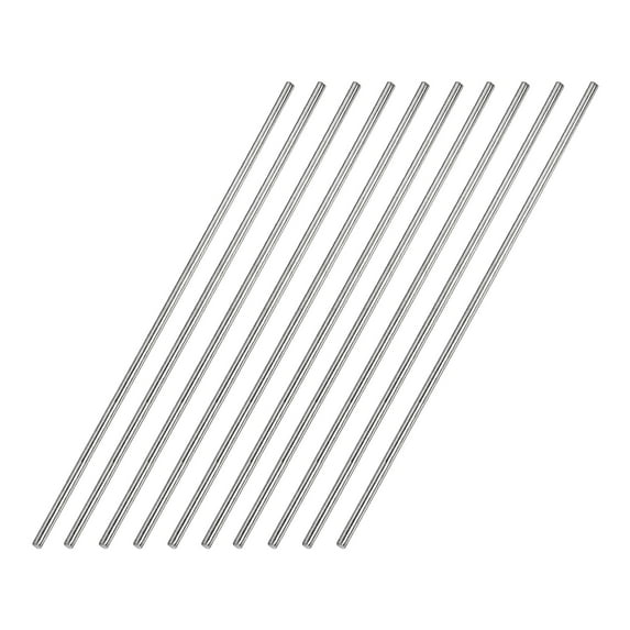 Uxcell 304 Stainless Steel Solid Round Rod for DIY Craft 0.1 inch x 7.87 inch 10Pcs