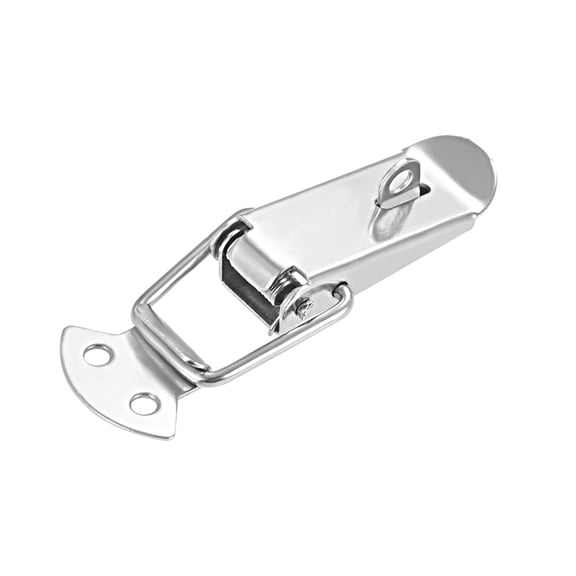 Uxcell 304 Stainless Steel Spring Loaded Toggle Latch, 90mm Overall Length