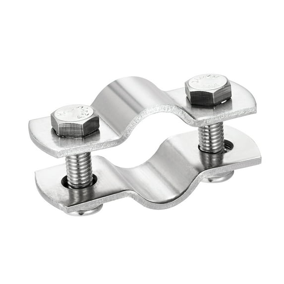 Uxcell 304 Stainless Steel Wall Mount Ceiling Mount Pipe Support for 29-30mm Pipe