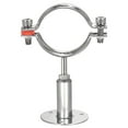 thumbnail image 1 of Uxcell 304 Stainless Steel Wall Mount Ceiling Mount Pipe Support for 63-65mm Pipe, 1 of 5
