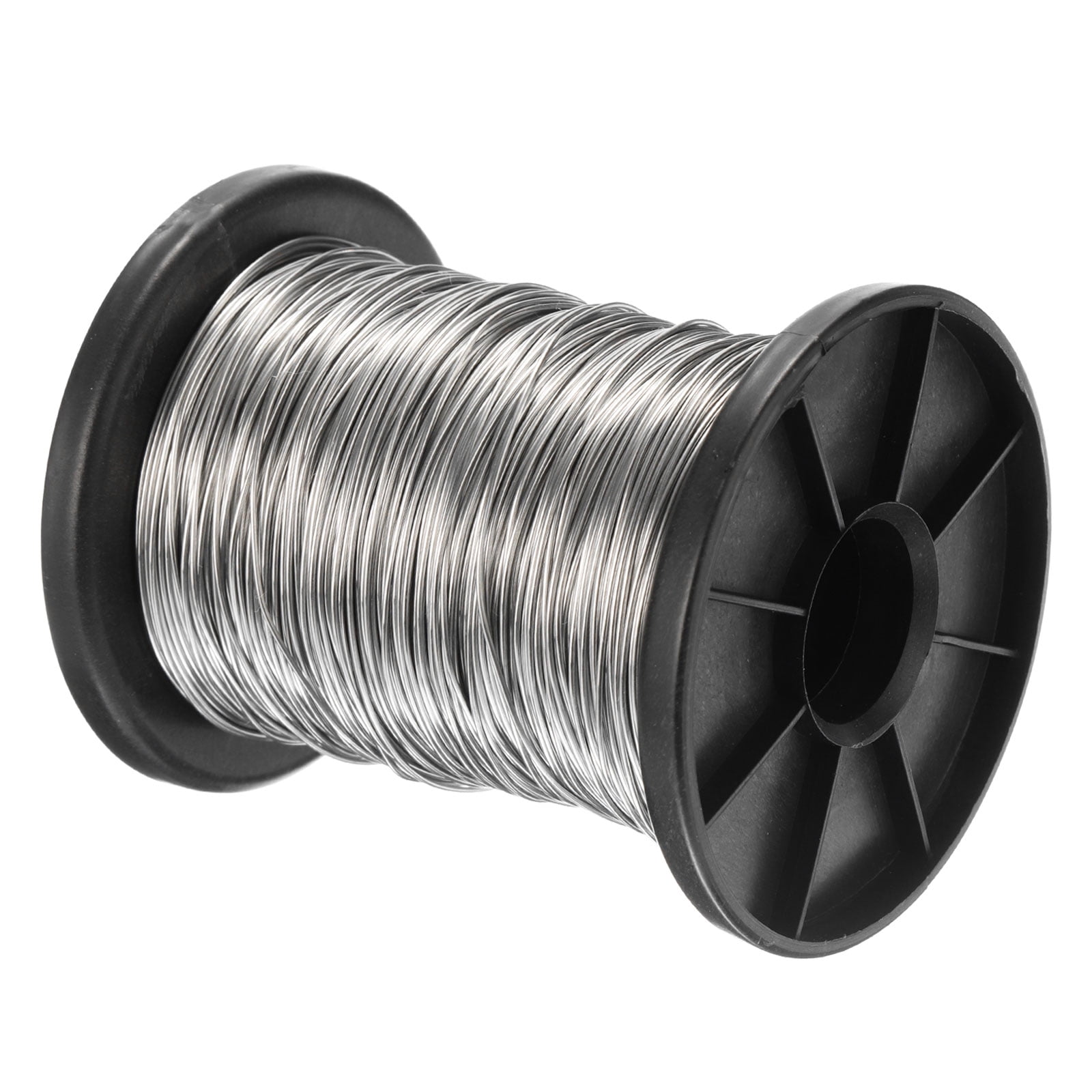Uxcell 304 Stainless Steel Wire, 328 Ft 0.7mm 21 Gauge Jewelry Wire Soft Craft Wire Beading Wire, Silver
