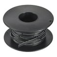 thumbnail image 1 of Uxcell 30AWG Silicone Ribbon Cable 4Pin 30 Gauge Flat Cable Flexible Silicone Wire 10m/32.8ft Black Tinned Copper Wire, 1 of 6