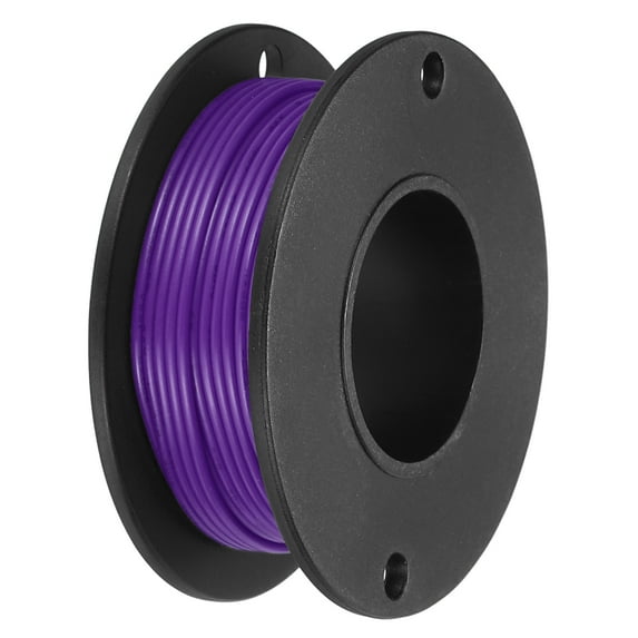 Uxcell 30AWG Stranded Wire Hookup 10M/33ft Purple Electrical Wire UL1007 Spool