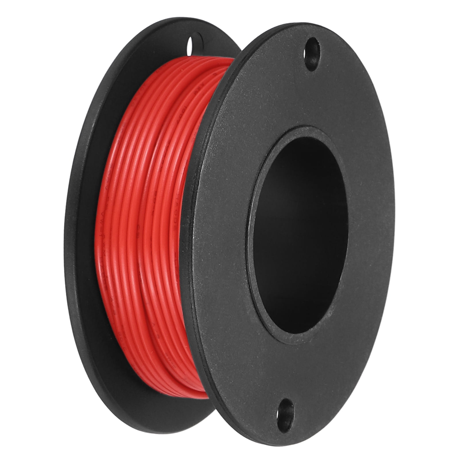 Uxcell 30AWG Stranded Wire Hookup 10M/33ft Red Electrical Wire UL1007 ...