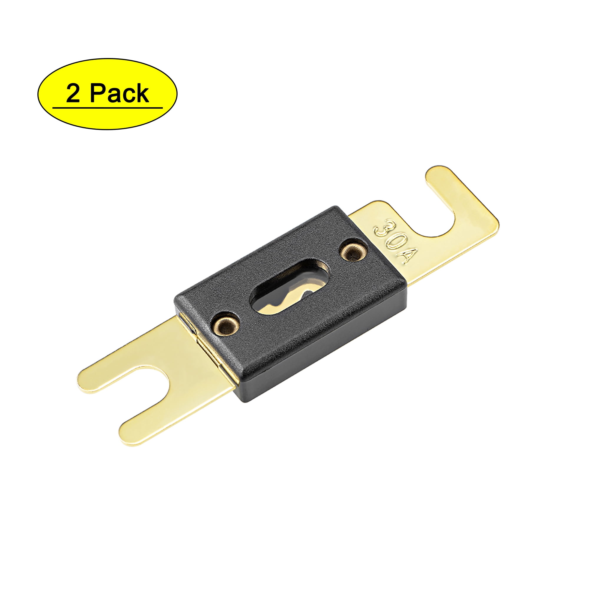 25-Pack 30 Amp ATC Fuses - Nickel Plated For Car Audio, Boats, Amps, & Auto Electrical