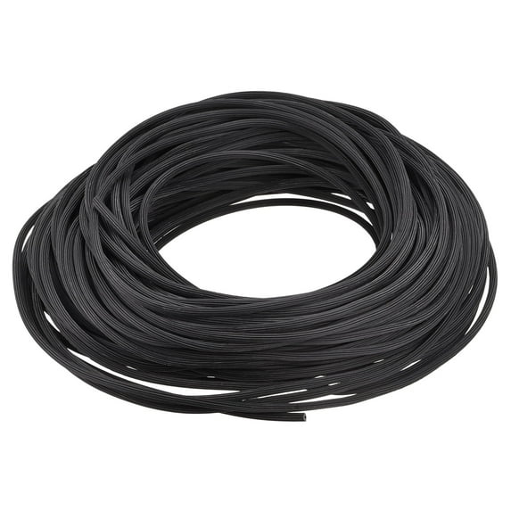 Uxcell 30M/98.43Ft Length Screen Spline Retainer, 3.5mm OD Black