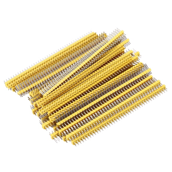 30PCS 40Pin PCB Screw Terminal Block Connector, 2.54mm Double row PCB Terminal Block Yellow