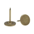 thumbnail image 1 of Uxcell 30Pack 11mmx17mm Flat Head Decorative Upholstery Tacks Furniture Nails, Bronze, 1 of 6