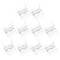 thumbnail image 1 of Uxcell 30Pack 25x34mm Acrylic Hinges Clear Folding Hinge Transparent Hardware Hinge, 1 of 5