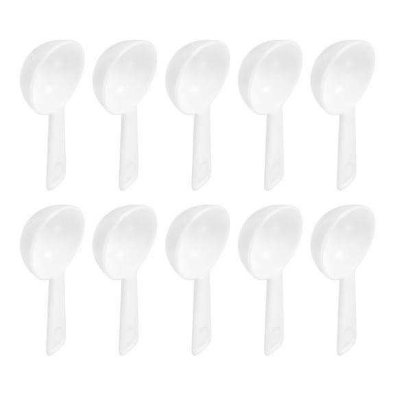 Uxcell 30Pack Plastic Measuring Spoons Powder Scoops Spoon Kitchen Spoon, 3g White