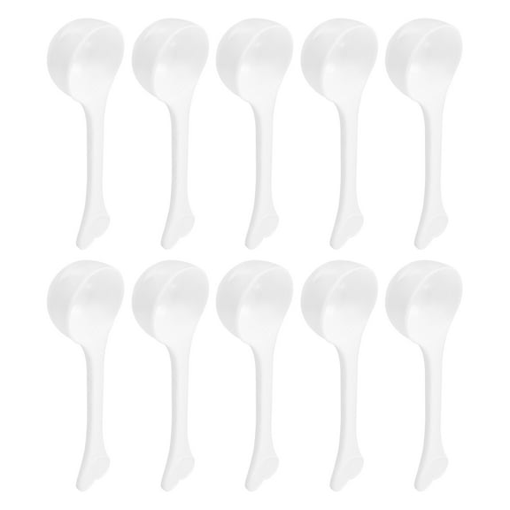 Uxcell 30Pack Plastic Measuring Spoons Powder Scoops Spoon Kitchen Spoons, 3g White