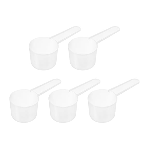Uxcell 30Pack Plastic Measuring Spoons Powder Scoops Spoon Table Spoon,30g/60ml Clear