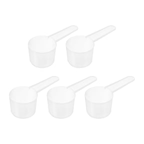 Uxcell 30Pack Plastic Measuring Spoons Powder Scoops Spoon Table Spoon,30g/60ml Clear