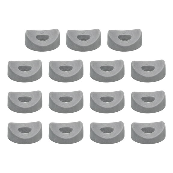 Uxcell 30Pack Plastic Round Washers, 8mm x 25mm x 5mm Grey PE Concave Washer