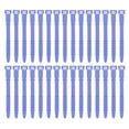 thumbnail image 1 of Uxcell 30Pack Silicone Zip Ties 4.5 Inch Reusable Wire Ties Cable Organizer, Blue, 1 of 6
