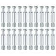 thumbnail image 1 of Uxcell 30Pcs 32mm Furniture Connecting Fittings, Thread Bolts Dowels Screws, Silver, 1 of 7