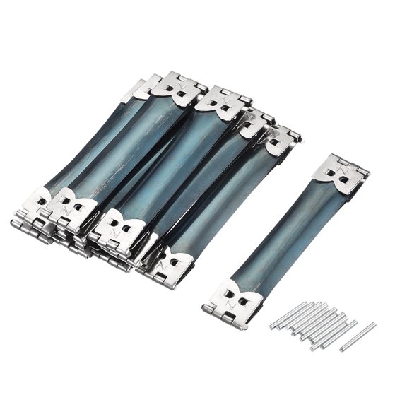 Uxcell 30Pcs 70mm Metal Internal Frame Handbag Hinge Clip for Coin Bag Making DIY