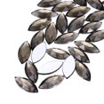 thumbnail image 1 of Uxcell 100 Pcs Acrylic Horse Eye Gems 9x20mm Flat Back Artificial Rhinestones Grey Black, 1 of 7