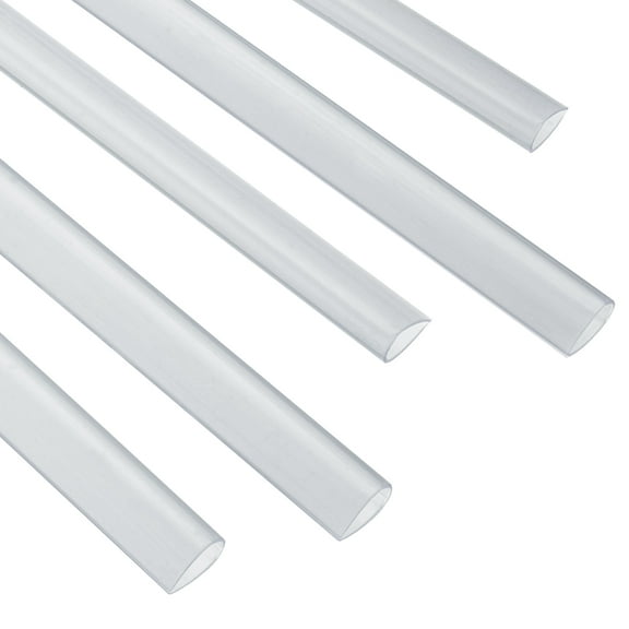 Uxcell 30Pcs Binding Bars, 8mm Binding Bars Slide Grip 50 Sheets Capacity A4 Size Report Binder, Clear