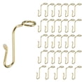 thumbnail image 1 of Uxcell 30Pcs Clothes Hanger Connector Hooks, Metal Hanger Extender Hooks Gold, 1 of 5