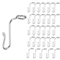 thumbnail image 1 of Uxcell 30Pcs Clothes Hanger Connector Hooks, Metal Hanger Extender Hooks Silver, 1 of 5