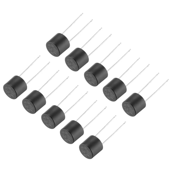 Uxcell 30Pcs Cylindrical DIP Mounted Miniature Slow Blow Micro Fuse for Electronic Parts, 1A 250V, Black