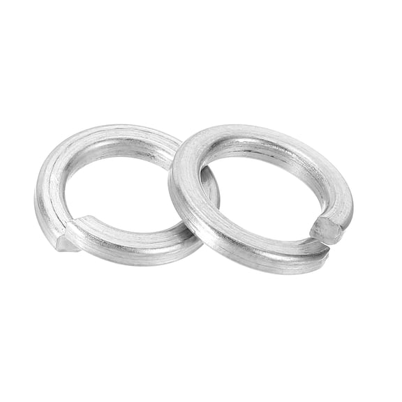 Uxcell 30Pcs M10 Split Lock Washer Spring Lock Washer 304 Stainless Steel, Silver