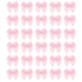 thumbnail image 1 of Uxcell 30Pcs Mini Ribbon Bow 1" Mini Fabric Satin Ribbon Flower Bows Craft DIY Sewing Wedding Birthday Party Pink, 1 of 5
