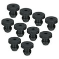 thumbnail image 1 of Uxcell 30Pcs Snap Rubber Grommet Plug Mount Dia 4.5mm ID 2mm Seal Anti-Scratch Electrical Box Cable Pipe Black, 1 of 6