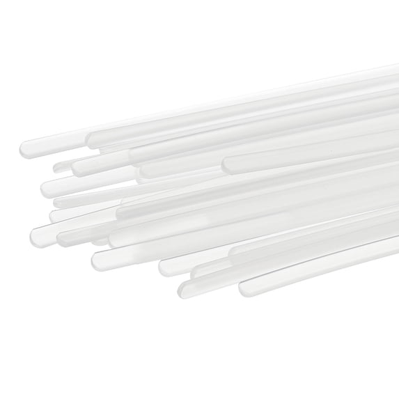 Uxcell 30Pcs Transparent Plastic Boning 10 Feet Clear Corset Strip Bone(5mm 1/5" WIDE)