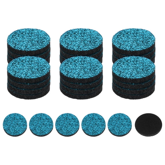 Uxcell 30Pcs Unscented Diffuser Refill Pads, 22mm / 0.87" Air Freshener Replacement Pad Essential Oil Diffuser Pad for Fragrance Home Car Air Freshener Clips, Sparkling Lake Blue