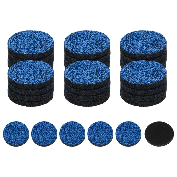 Uxcell 30Pcs Unscented Diffuser Refill Pads, 22mm / 0.87" Air Freshener Replacement Pad Essential Oil Diffuser Pad for Fragrance Home Car Air Freshener Clips, Sparkling Dark Blue