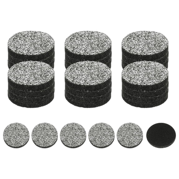 Uxcell 30Pcs Unscented Diffuser Refill Pads, 22mm / 0.87" Air Freshener Replacement Pad Essential Oil Diffuser Pad for Fragrance Home Car Air Freshener Clips, Sparkling Silver