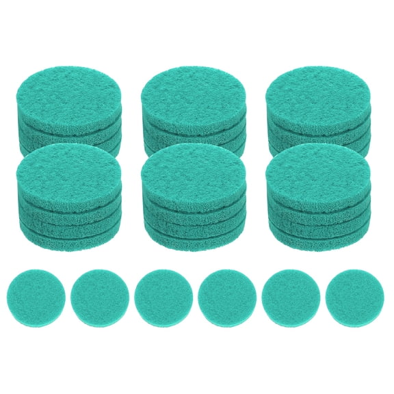 Uxcell 30Pcs Unscented Diffuser Refill Pads, 22mm / 0.87" Air Freshener Replacement Pad Essential Oil Diffuser Pad for Fragrance Home Car Air Freshener Clips, Sky Blue