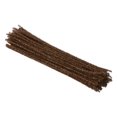 thumbnail image 1 of Uxcell 30cm/11.8" Pipe Cleaners Chenille Stem,100Pcs Glitters Fuzzy Sticks,Brown, 1 of 6