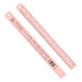 thumbnail image 1 of Uxcell 30cm/12" Metal Ruler, 2 Pack Aluminum Alloy Rulers with Centimeters, Millimeters, Inches and Conversion Table Straight Edge Ruler for Writing Machinist Drafting, Pink, 1 of 6