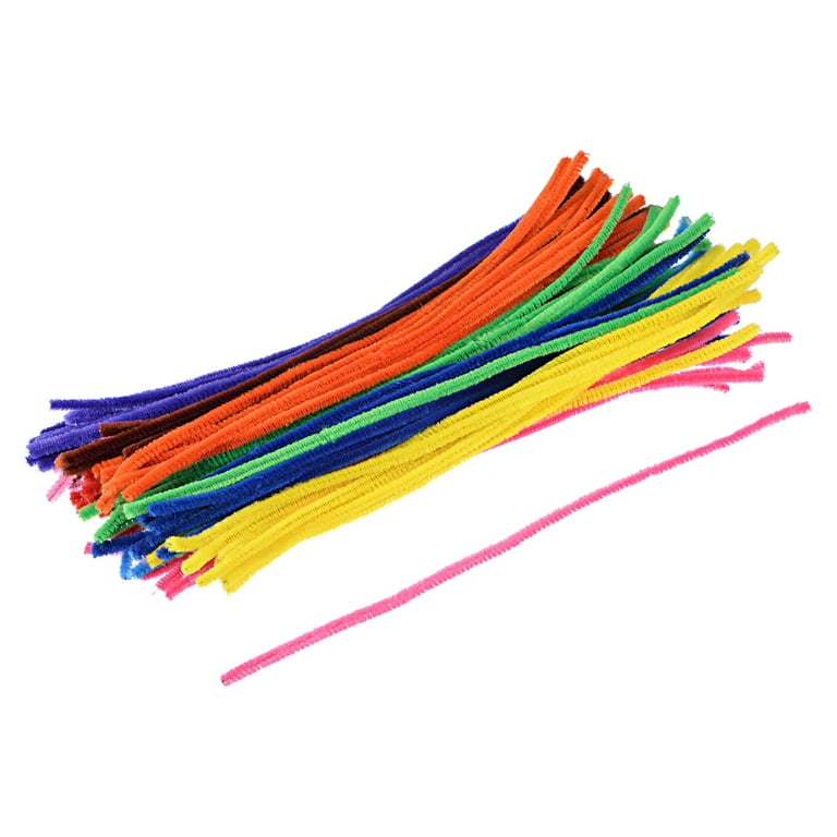 Uxcell 30cm/12 inch Pipe Cleaners Chenille Stems for DIY Art Crafts Light  Yellow 200 Pack 