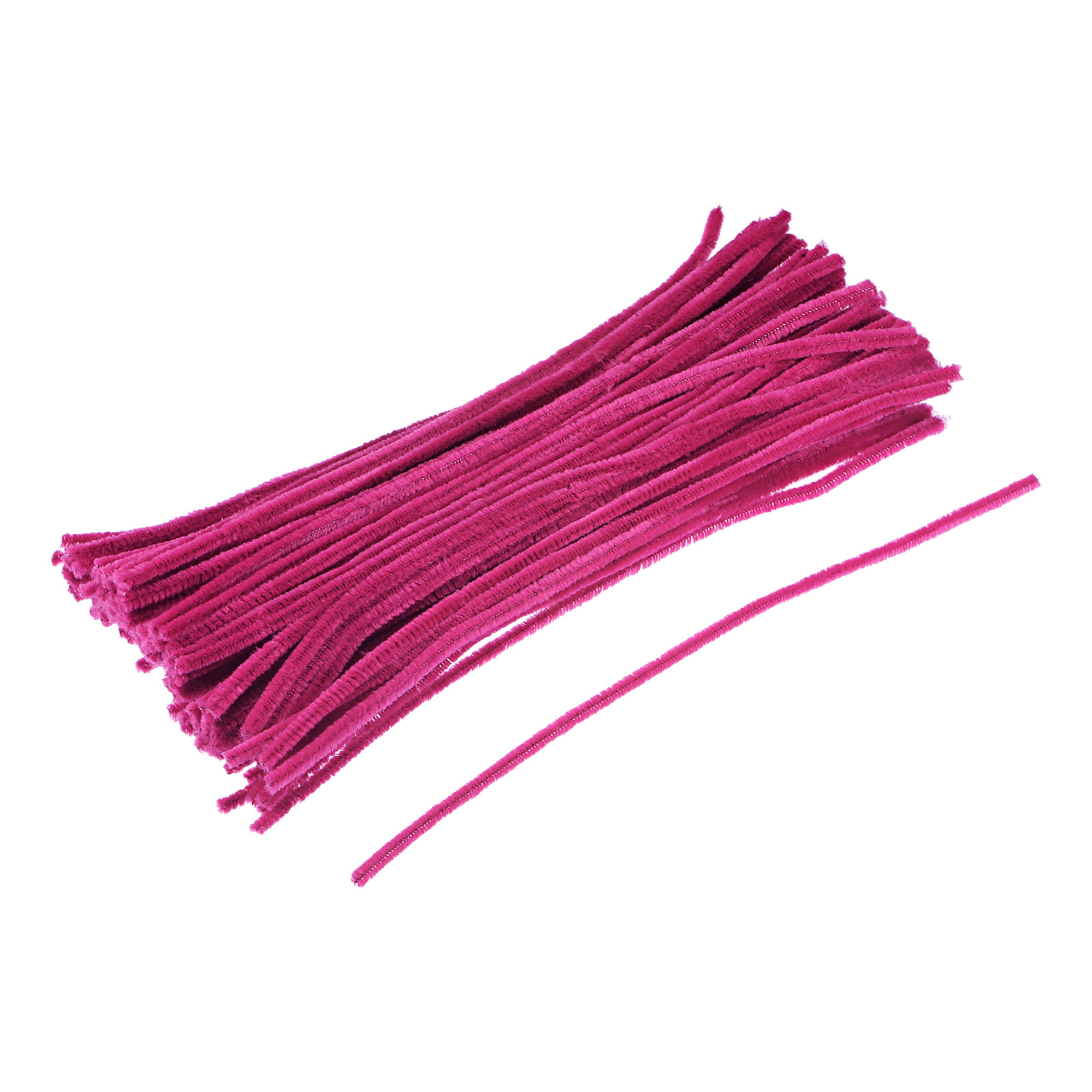 Assorted Pastel Pipe Cleaners, 12'' x 6 mm Diameter, Pink, Craft Supplies from Factory Direct Craft
