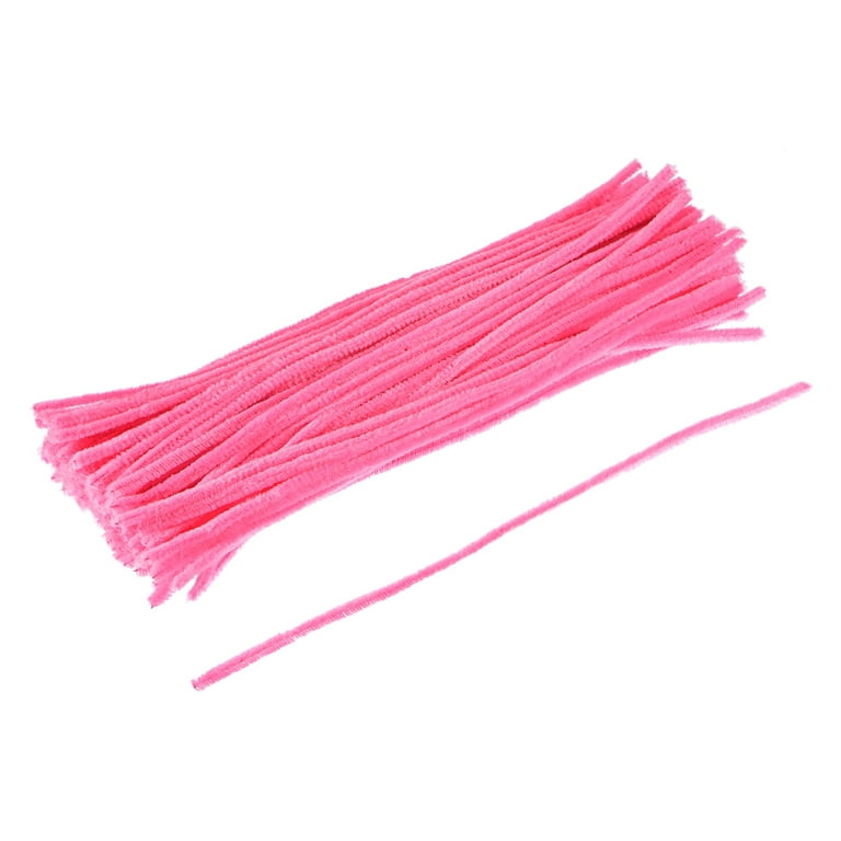100 Pink pipe cleaners