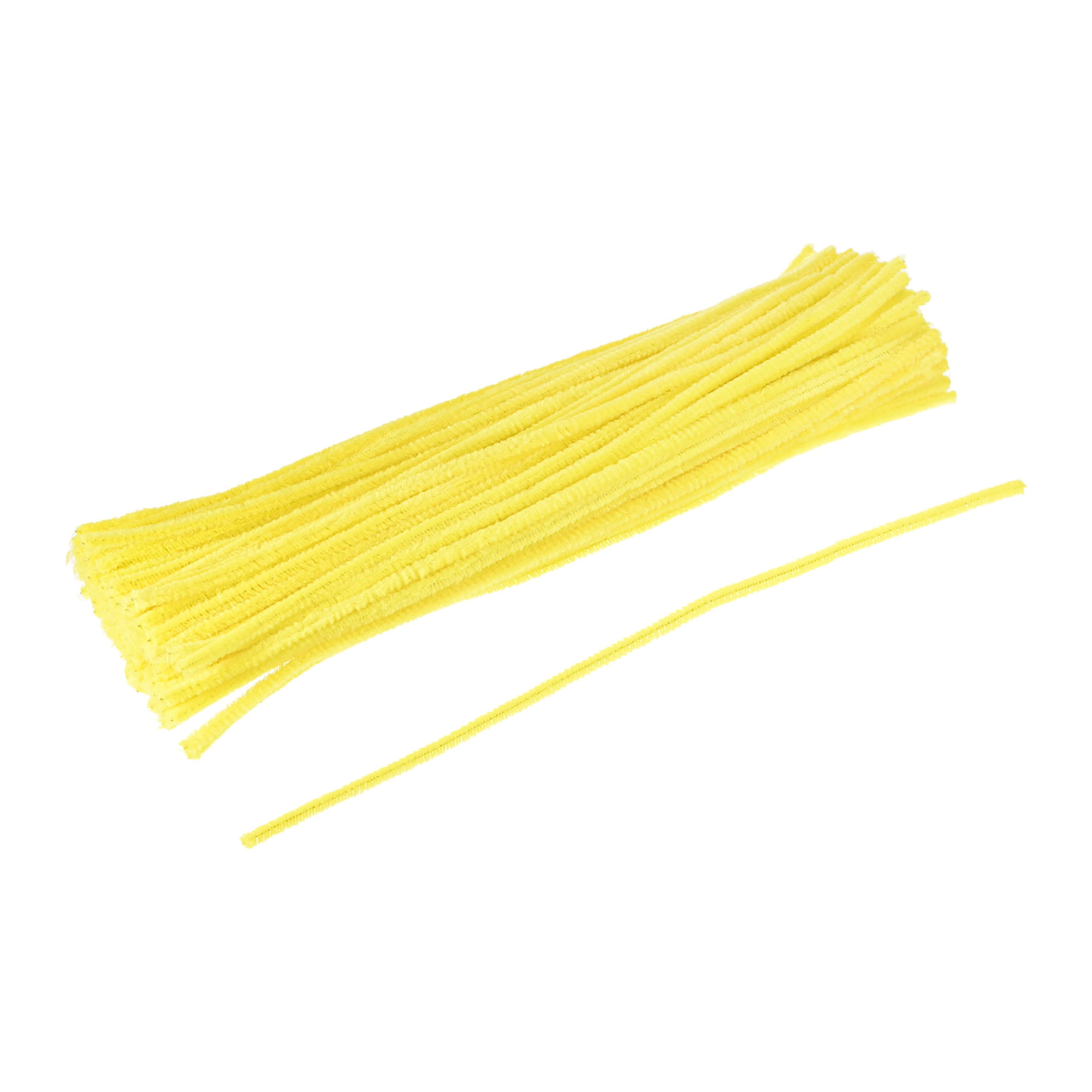 Chenille Stems Pipe Cleaners 12 Inch x 6mm 100-Piece, Yellow